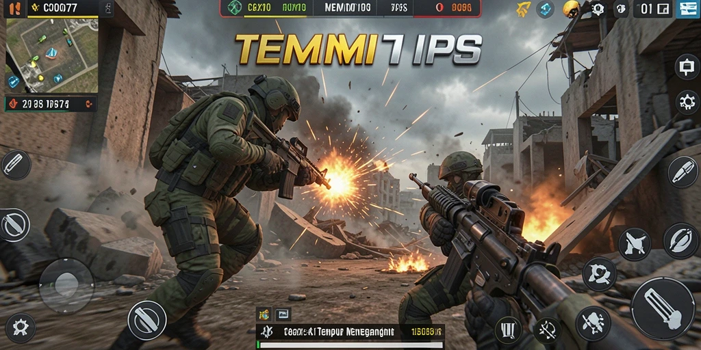 Tampilan gameplay COO77 yang menegangkan dan seru.
