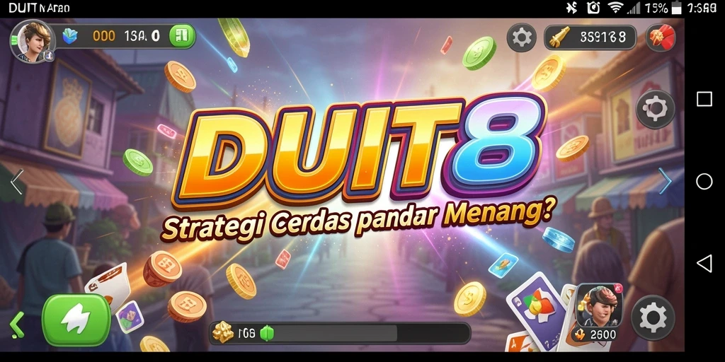 Tampilan gameplay seru dari DUIT8 yang penuh strategi.