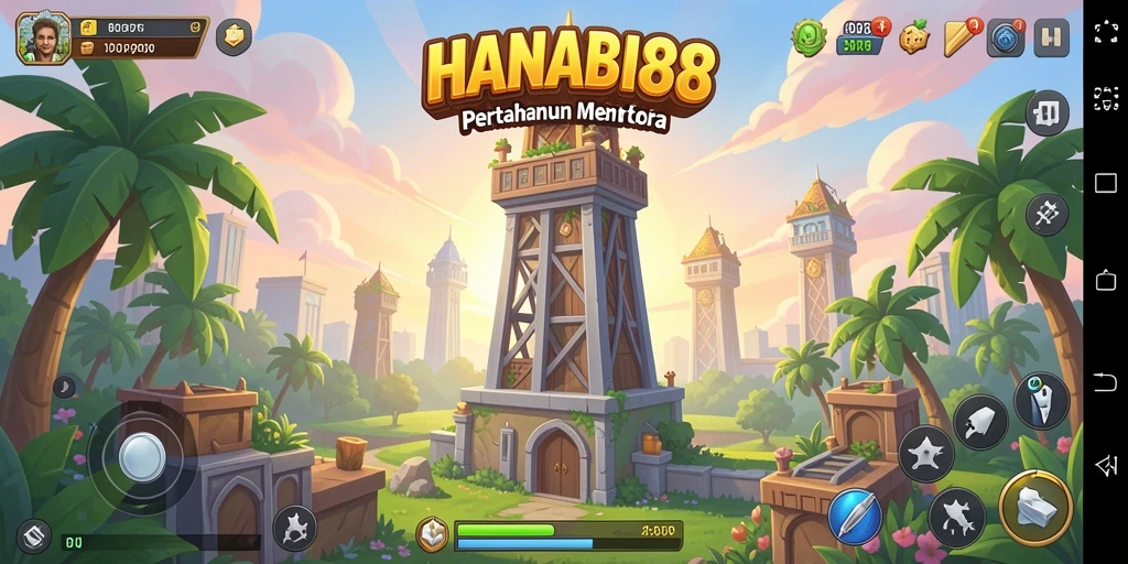 Gameplay menara pertahanan yang intens dan menarik.