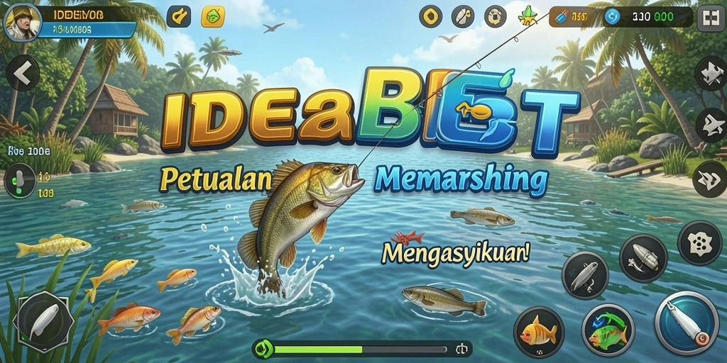 Gameplay Fishing IDEBET yang seru di berbagai lokasi menarik.