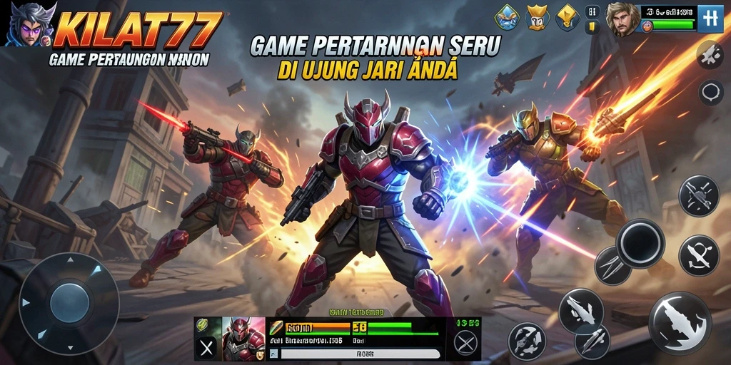 Screenshot gameplay KILAT77 yang menampilkan pertarungan seru.