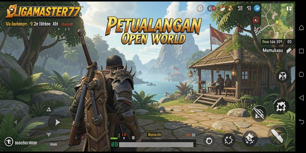 Tampilan gameplay menakjubkan dari dunia terbuka LIGAMASTER77.