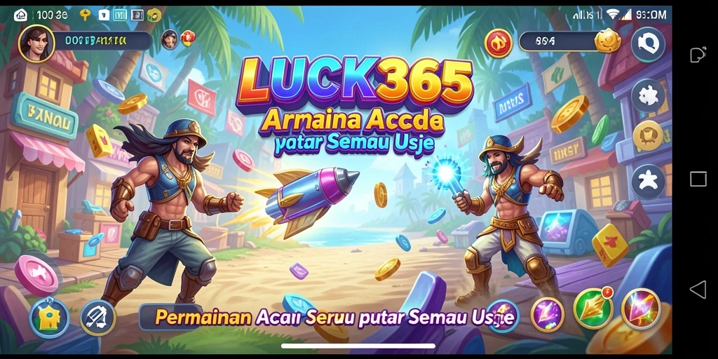 Menampilkan gameplay seru dan tantangan menarik dari LUCK365.