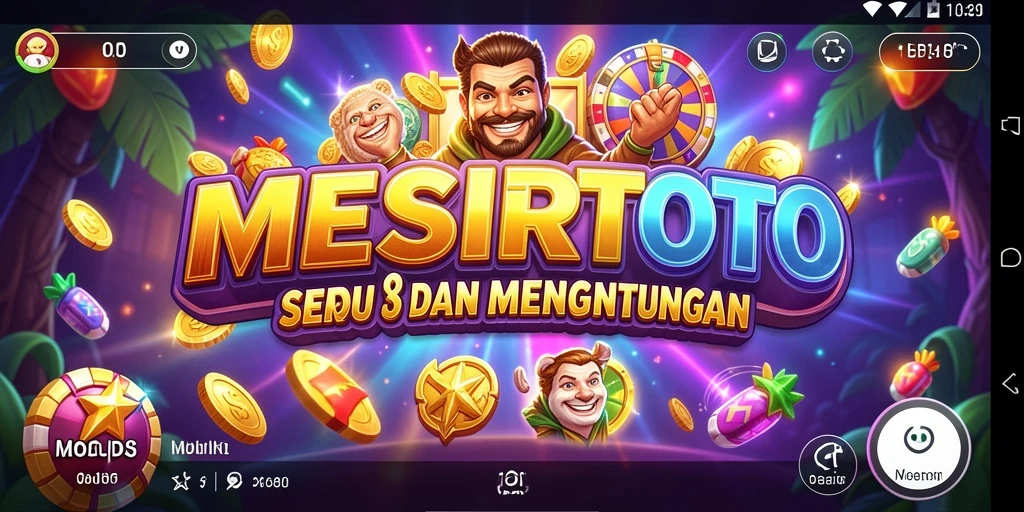 Screenshot utama MESIRTOTO menunjukkan keseruan gameplay Slot yang menarik.