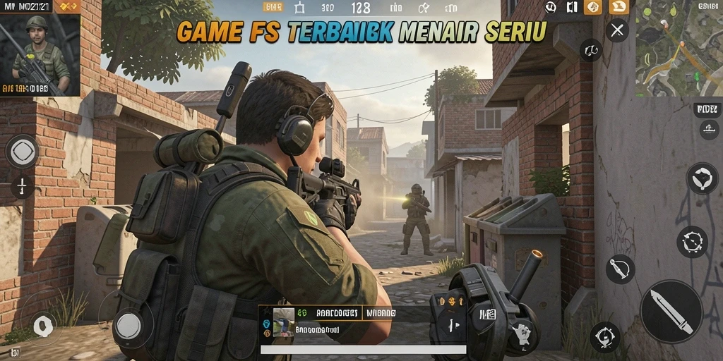 Screenshot MPO2121 menampilkan gameplay FPS yang intens dan mendebarkan.
