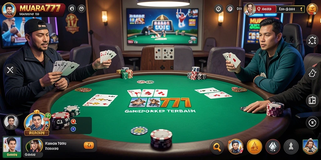 Gameplay seru dalam aplikasi poker MUARA777 yang menarik dan interaktif.