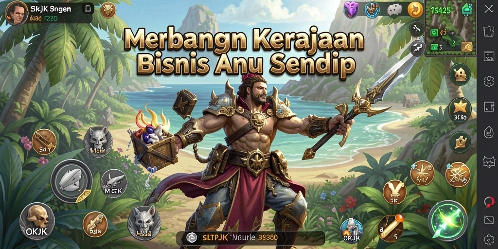 Tampilan gameplay Tycoon yang menarik dan interaktif.