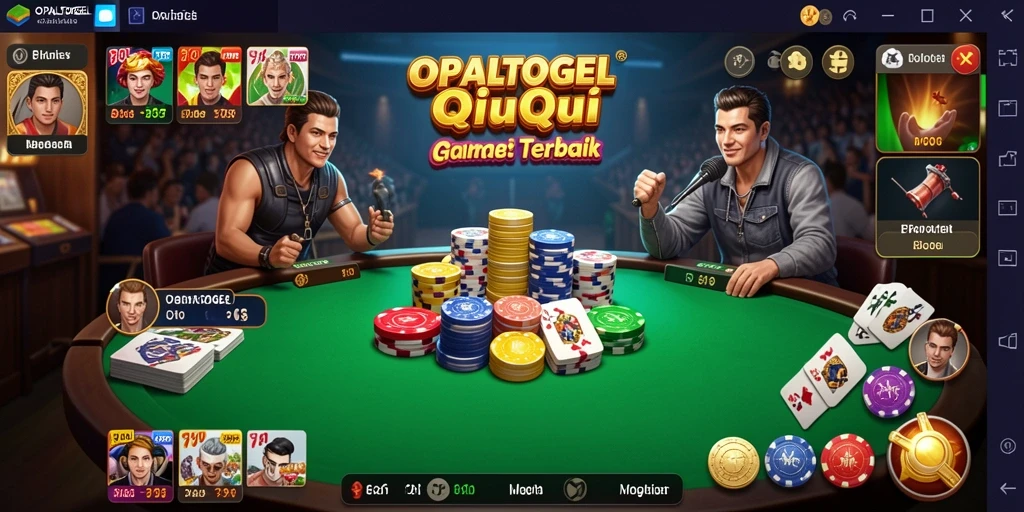 Tampilan gameplay QiuQiu yang seru dan mendebarkan di OPALTOGEL.