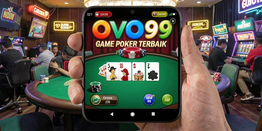 Tampilan gameplay OVO99 dengan suasana Poker yang mendebarkan.