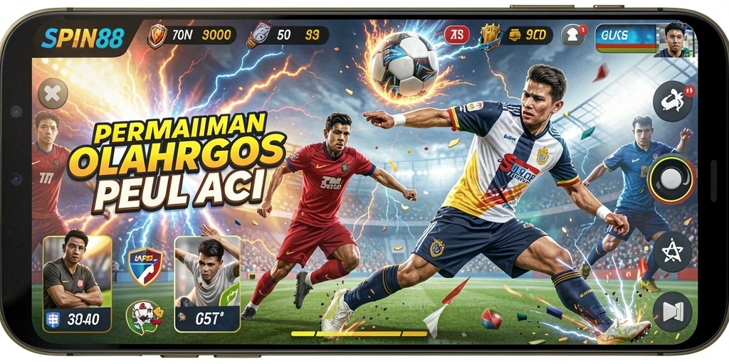 Tampilan gameplay menarik dari SPIN88 yang penuh aksi olahraga.
