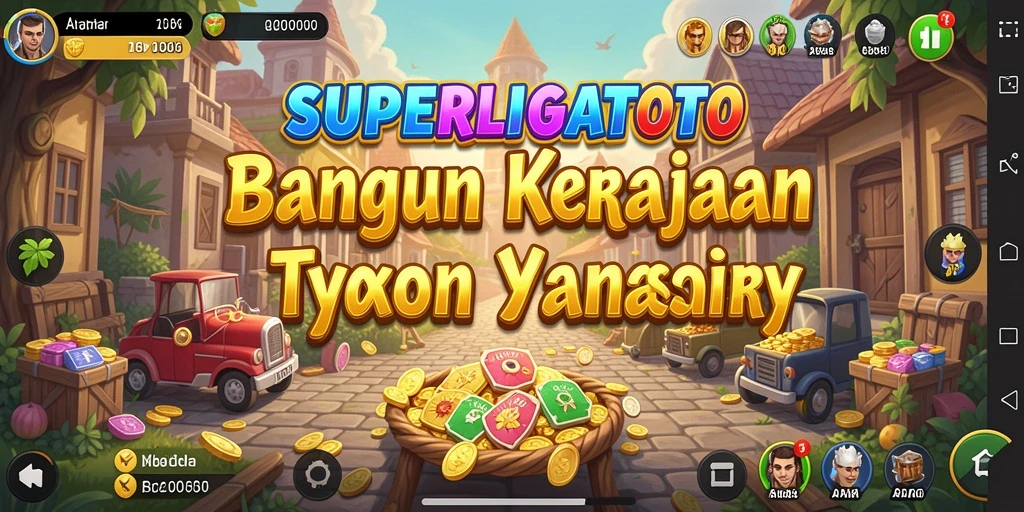 Tampilan menarik dari gameplay <strong>SUPERLIGATOTO</strong> dengan elemen Tycoon yang menantang.