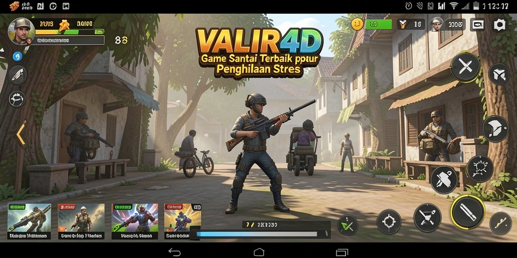 Screenshot gameplay VALIR4D yang menampilkan suasana santai dan interaktif.