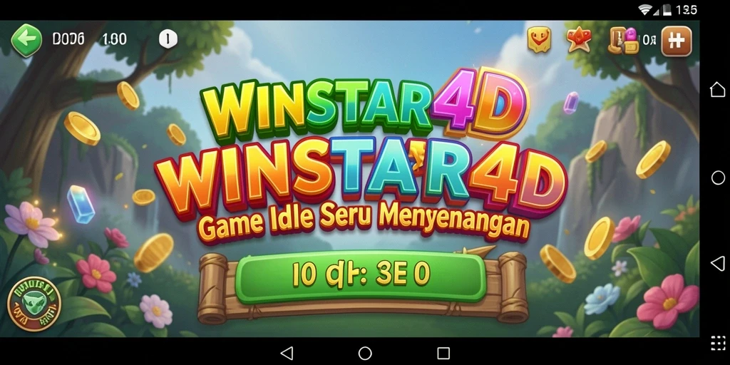 Tampilan gameplay Idle di WINSTAR4D yang menarik dan santai.