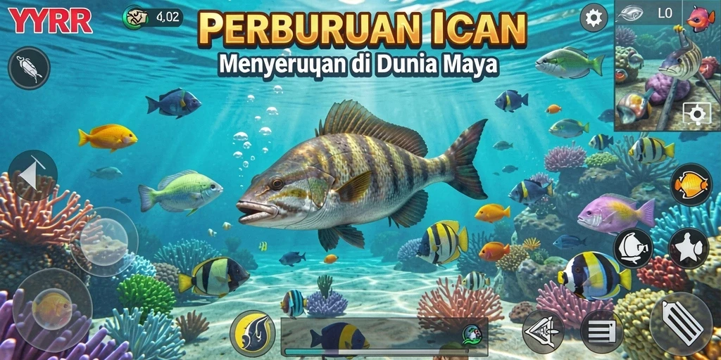 Screenshot gameplay Tembak Ikan yang seru dengan grafis menawan.